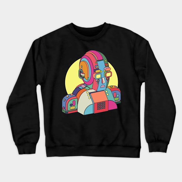 The Positronic Woman Crewneck Sweatshirt by codrea